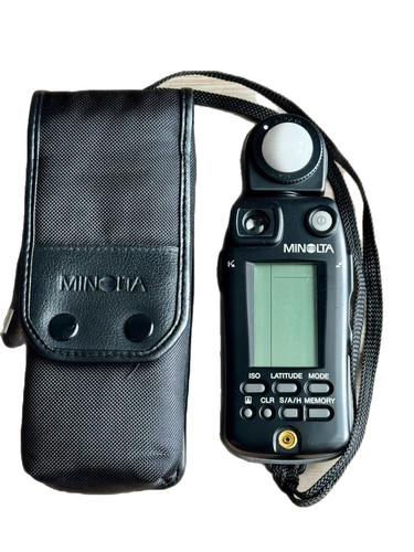 Minolta flash meter - meter, vi